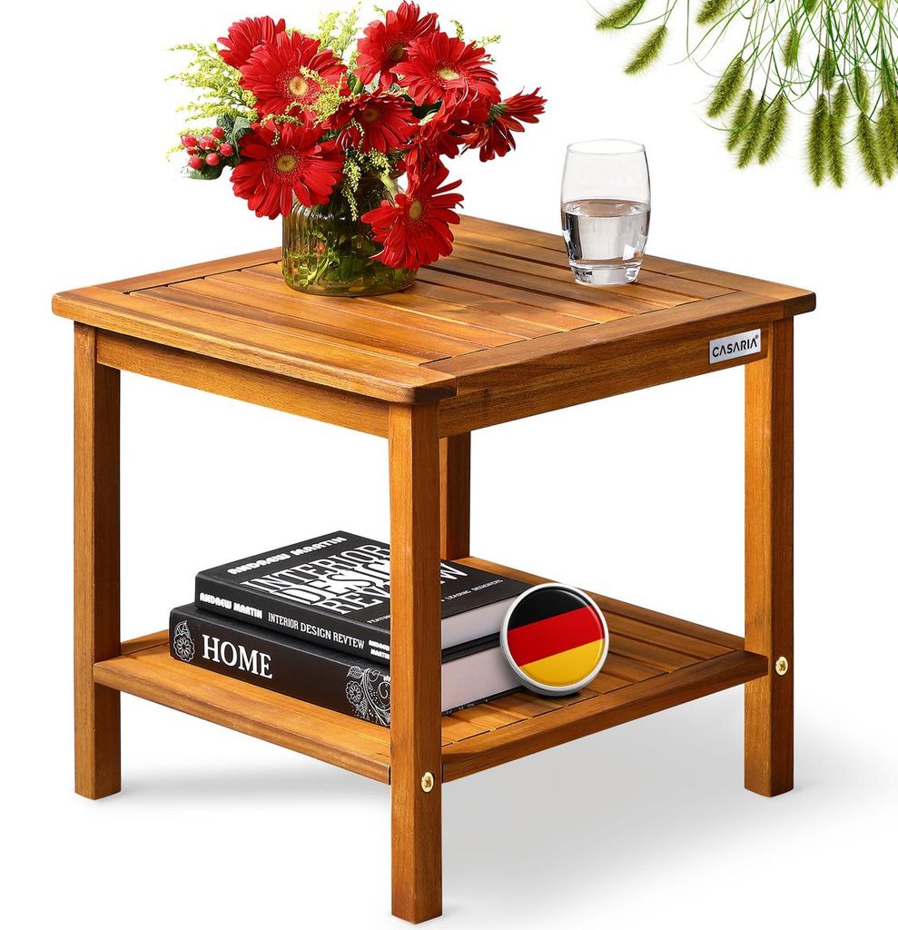 CASARIA® Beistelltisch Holz wetterfest FSC® zertifiziert 2 Produktbild 