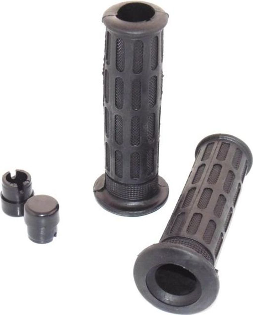 Lenkergriffe, 130 mm schwarz für HONDA VT VF FT 500 700 750 1000, 53165-390-780.