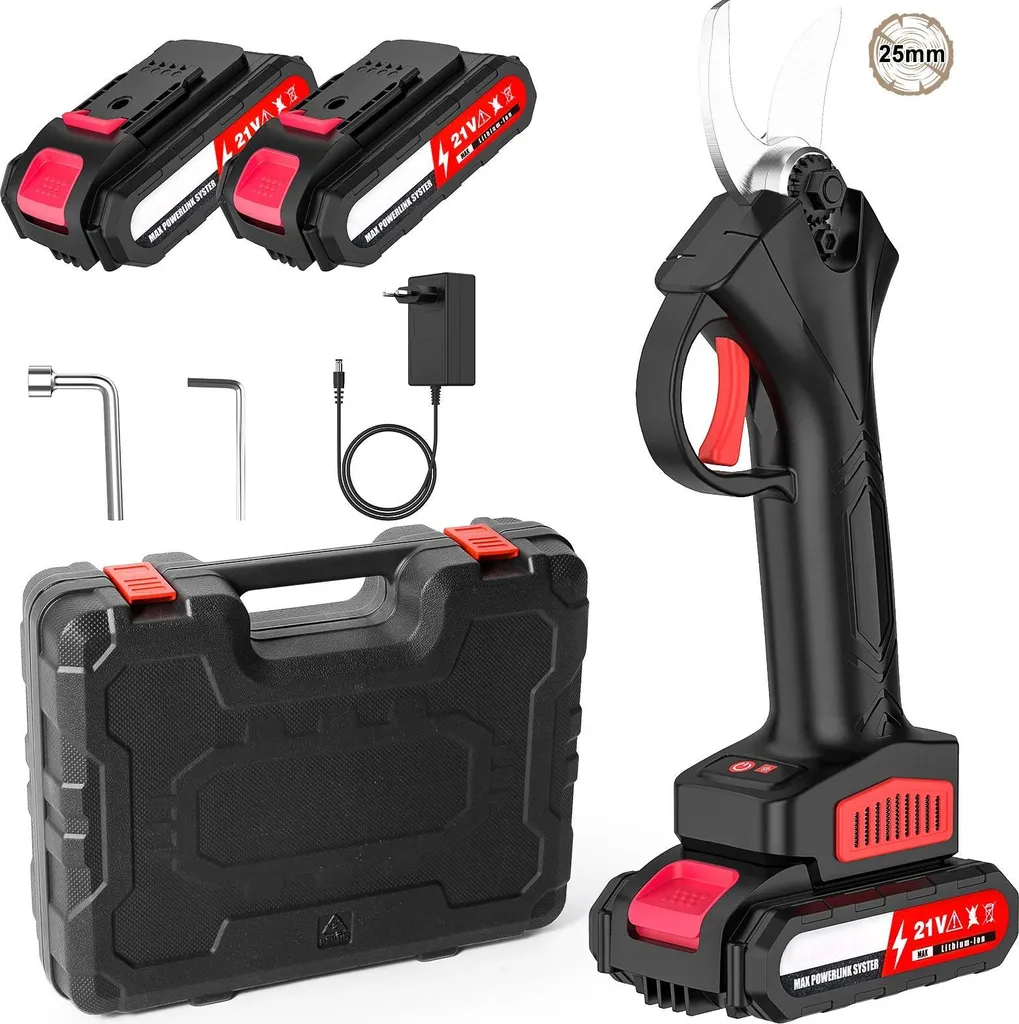 Tagliatrice Elettrica Portatile Brushless 21V con Doppia Batteria Litio