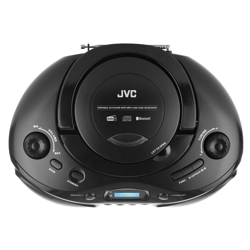 Rádio JVC RD-E661B-DAB Boombox čierne Obrázok produktu 6