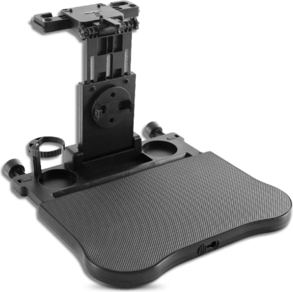 EDIBAZZAR | Klappbarer Autotisch für die Sitzlehne, verstellbar mit Getränkehalter