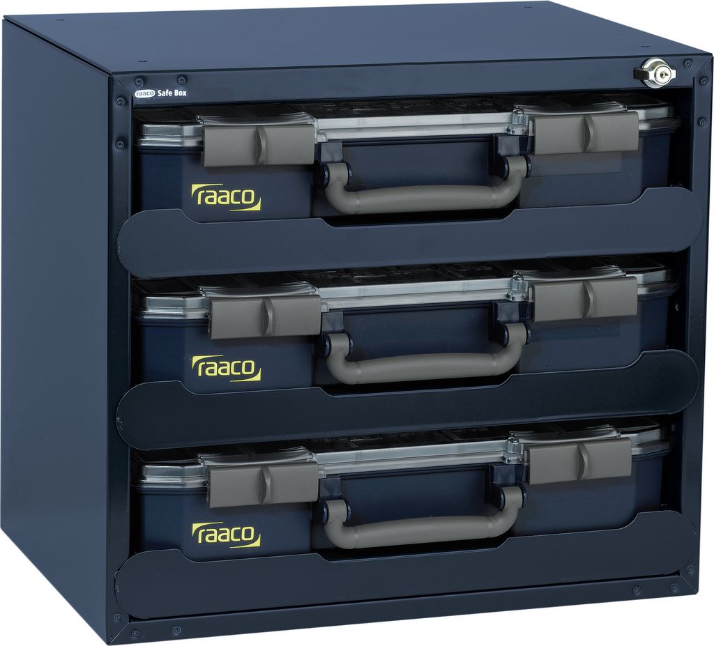 Raaco Safe mit 3 CarryLite 80 Sortimentsboxen 136389 Produktbild 