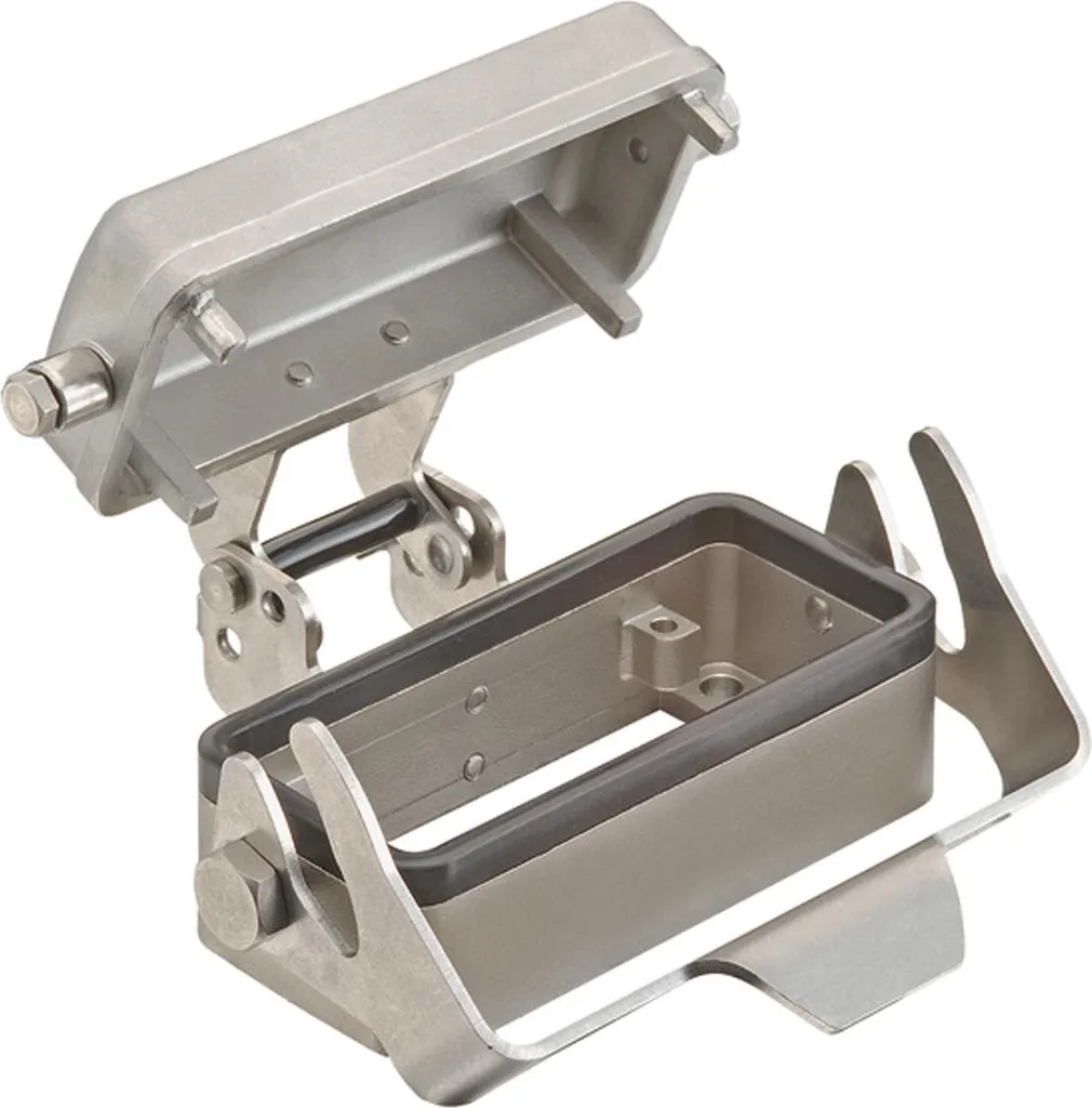 Boîtier rapporté HARTING Han 10B INOX à 1 étrier 09300100301 - 1 pc
