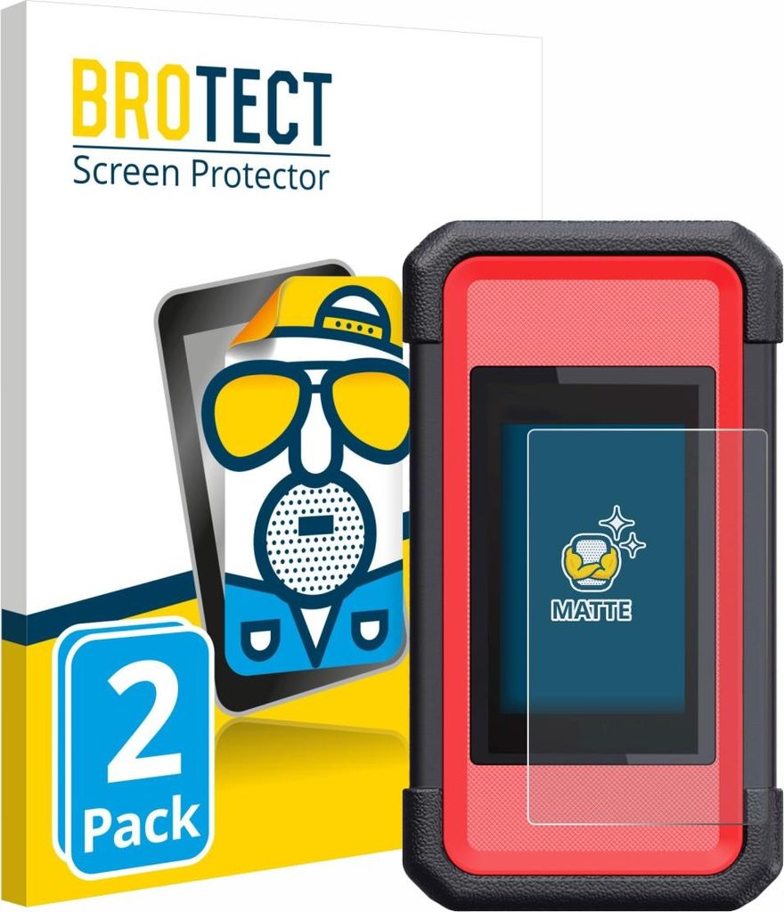 2x BROTECT Schutzfolie für Launch X431 SmartLink C V2.0 Displayschutz Displayschutzfolie Folie Matt Entspiegelungsfolie