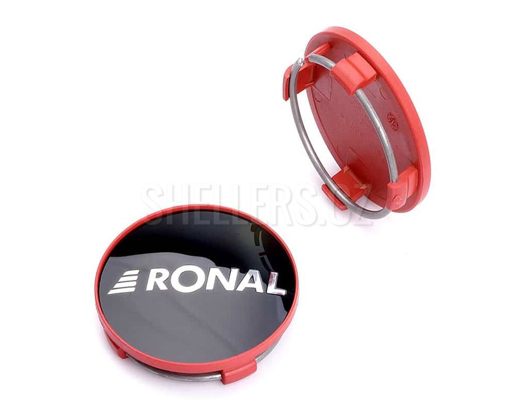 Středová krytka alu kola Ø 58/62mm, RONAL, plast, logo, Obrázek produktu 
