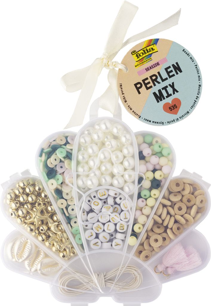 folia 32020 folia Perlen-Set Seaside mehrfarbig Immagine del prodotto 