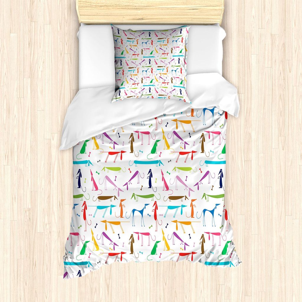 ABAKUHAUS Hundeliebhaber Bettbezug Set, Produktbild 