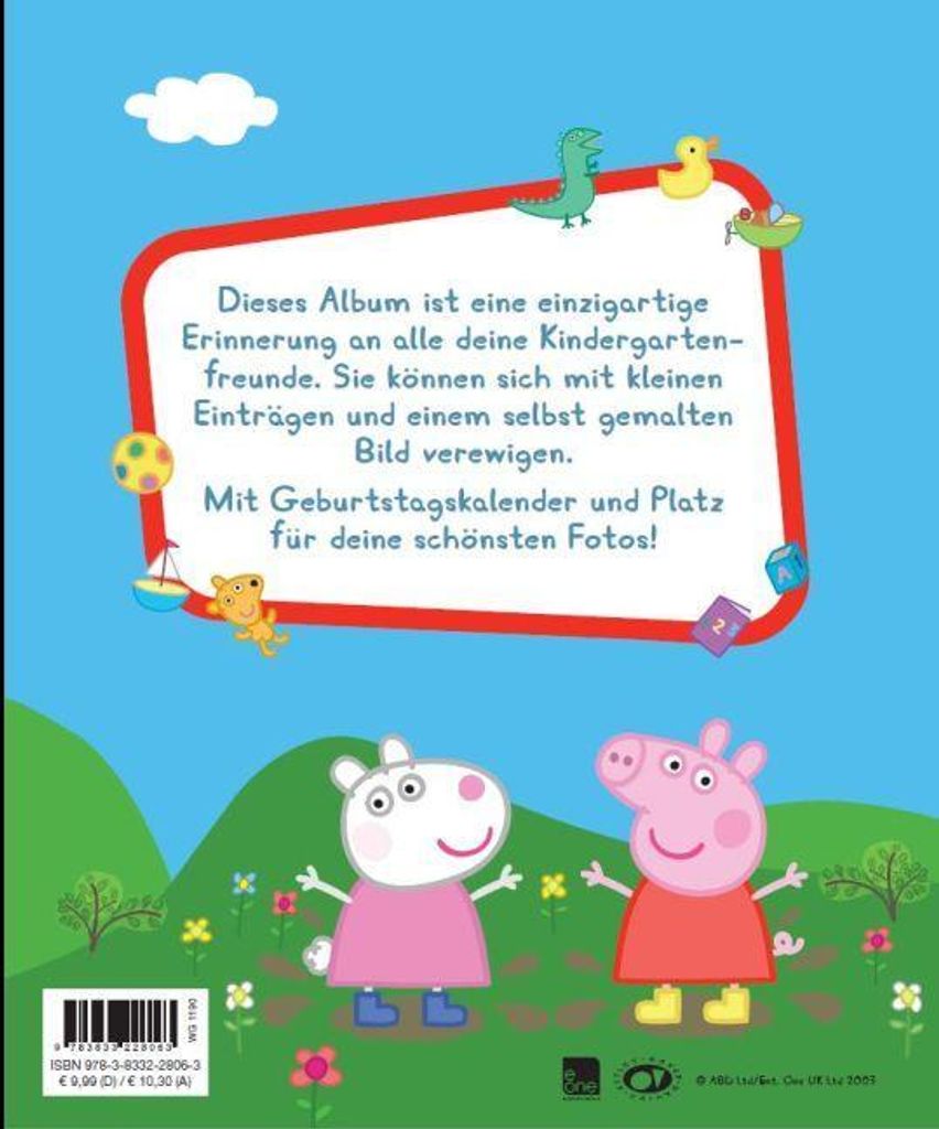 Panini Peppa Pig - Kindergartenfreundebuch