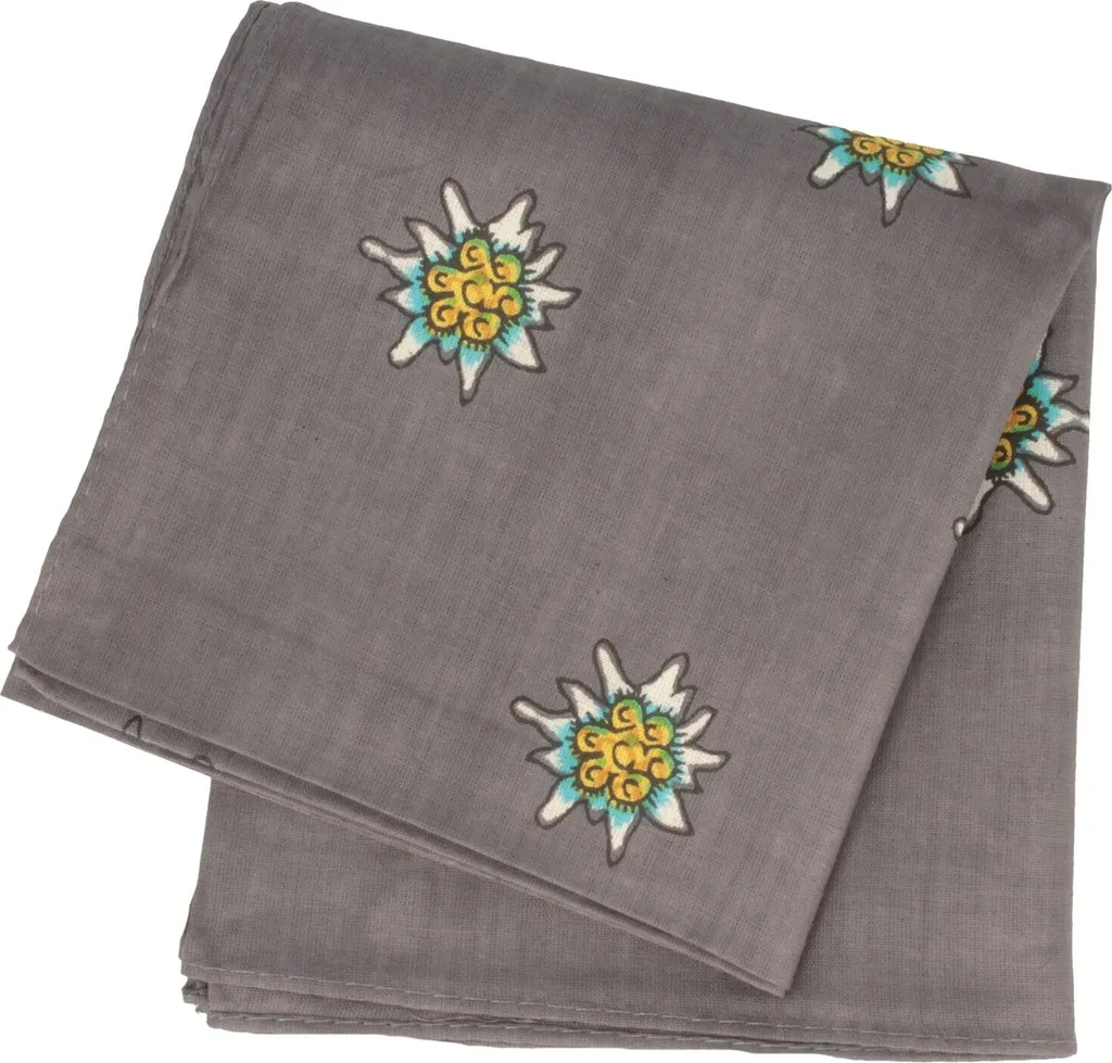 Bandana Stella Alpina Hut-Breiter: Accessorio Folklore in Puro Cotone