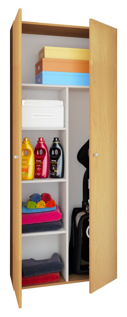 Armoire pour boissons en bois | 6 compartiments | Image du produit 