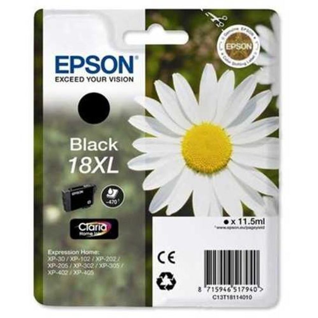 Epson 18XL - 4 balení - XL - černá, žlutá, azurová, Obrázek produktu 
