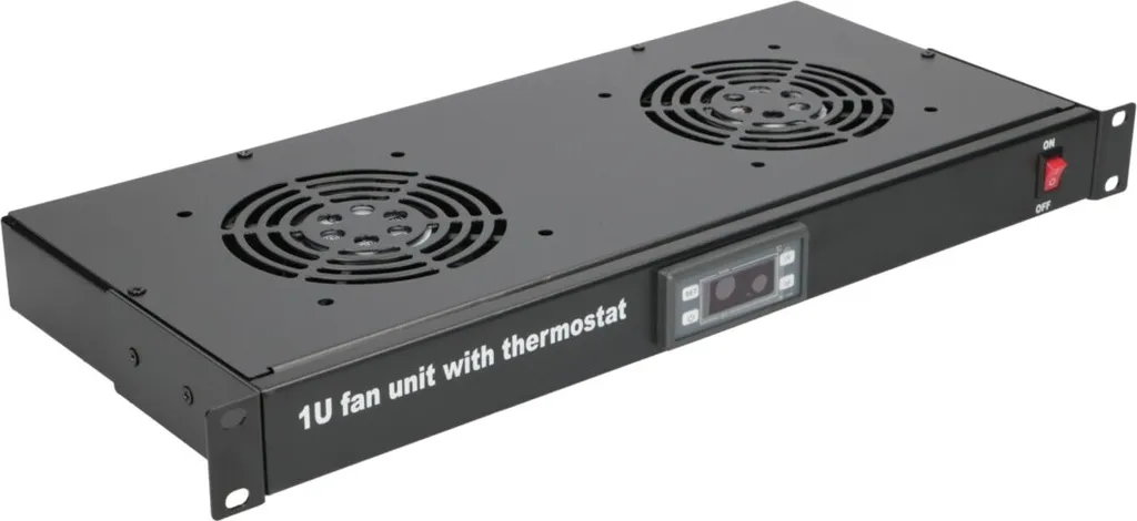 Unité de Ventilation pour Rack Informatique 19'' avec 2 Ventilateurs - 6
