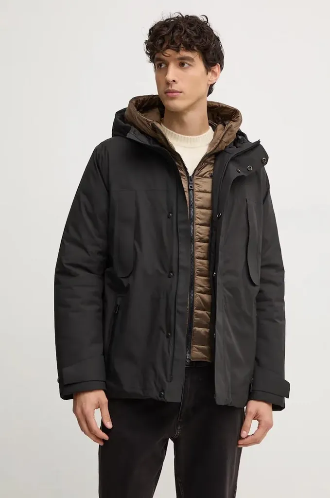 Veste Geox M4621a Noir : Blouson Homme Respirant et Confortable