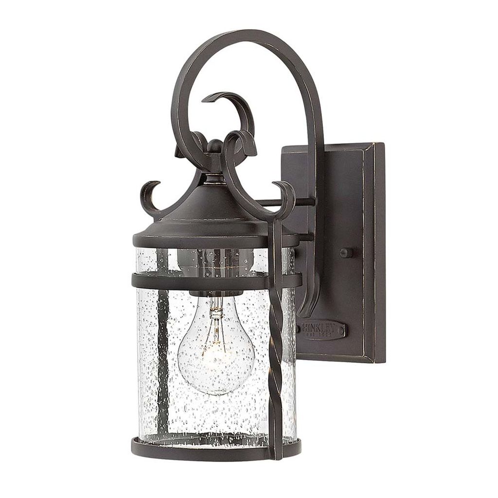 Casa Outdoor Wandleuchte schwarz antik Hinkley HK-CASA-S