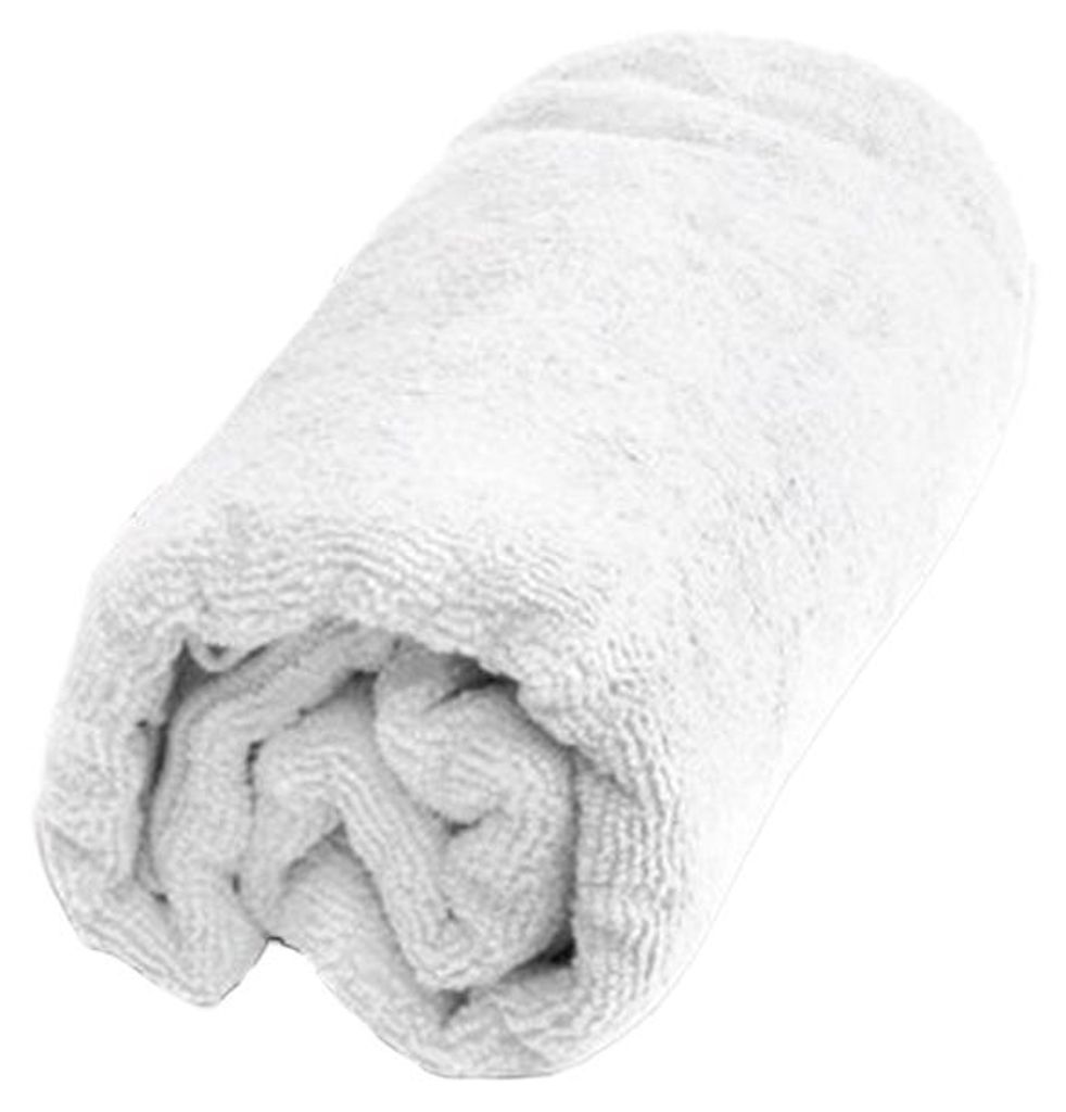 L-Merch - Sport-Handtuch, Unifarben LT1262 (80 cm x 40 cm) (Weiß)