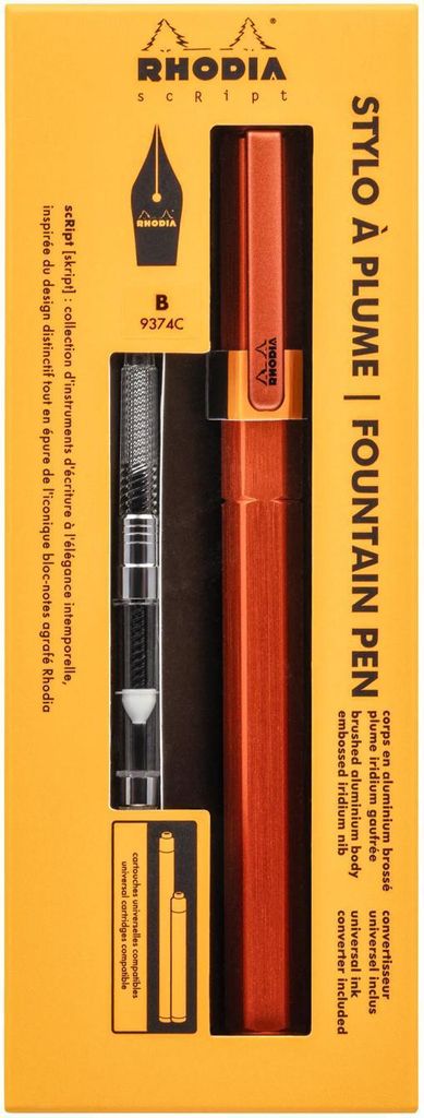 Rhodia Rhodia scRipt, Füllfederhalter, Federstärke B - Produktbild 