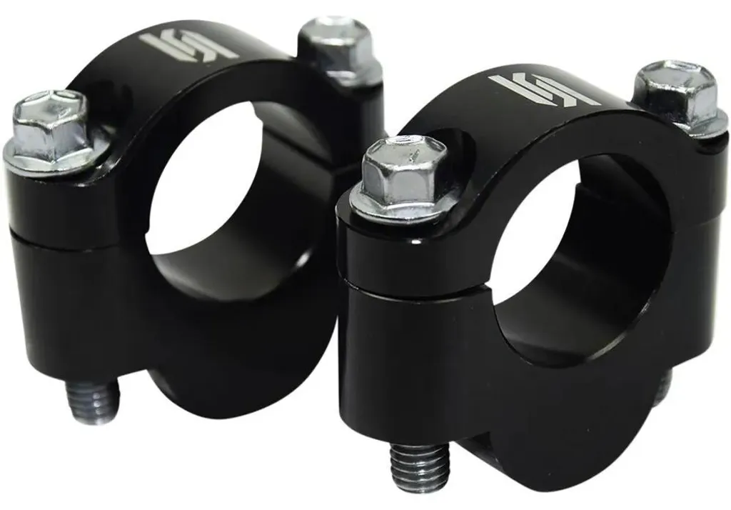 Réhausseur de guidon 28,6mm SCAR noir +20mm pour éviter le mal de dos