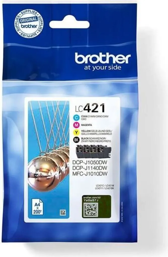Cartucce Brother LC421VAL: Il Set Ideale per i Compiti e l'Ufficio Casa