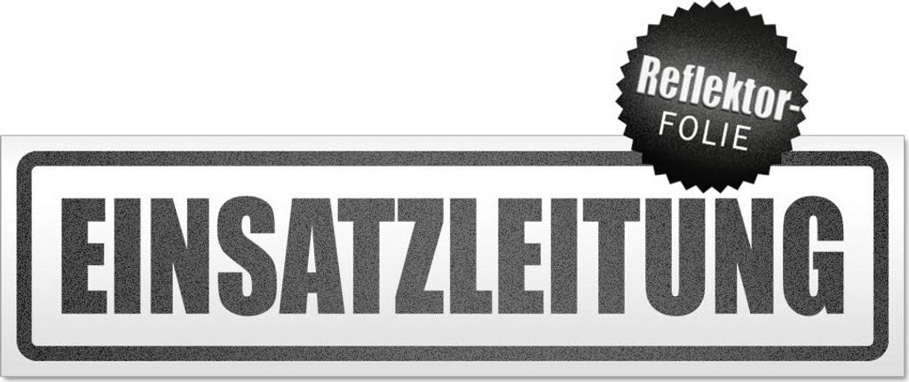 Einsatzleitung Magnetschild Schild magnetisch