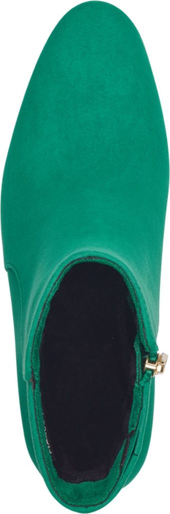 MARCO TOZZI Damen Stiefelette aus Stoff mit überzogenem Blockabsatz 2-25364-43, Größe:36 EU, Farbe:Grün