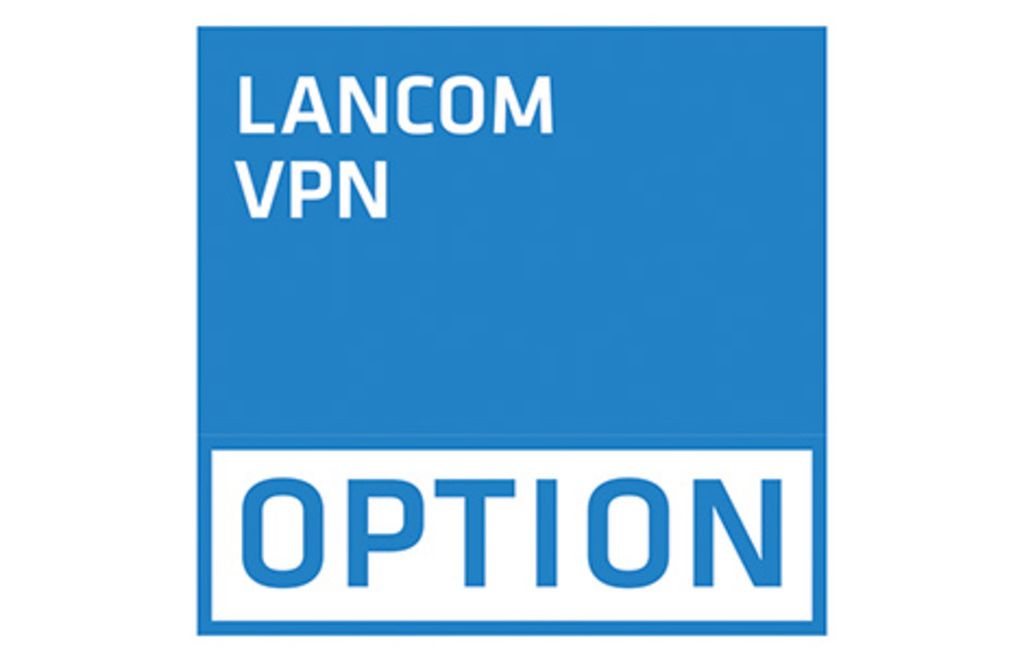Lizenz / LANCOM VPN-Option, 25 Channel / IPSec-VPN-Upgrade auf 25 aktive Kanäle , 50 Gegenstellen / konfigurierbar für alle LANCOM-VPN-Router