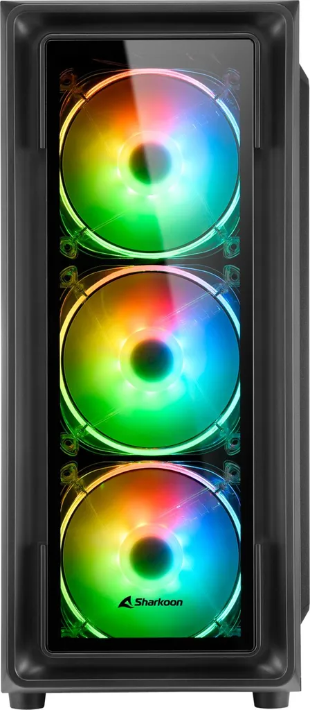 Boîtier Sharkoon TK4 RGB : Solution de Refroidissement pour PC Gaming ATX