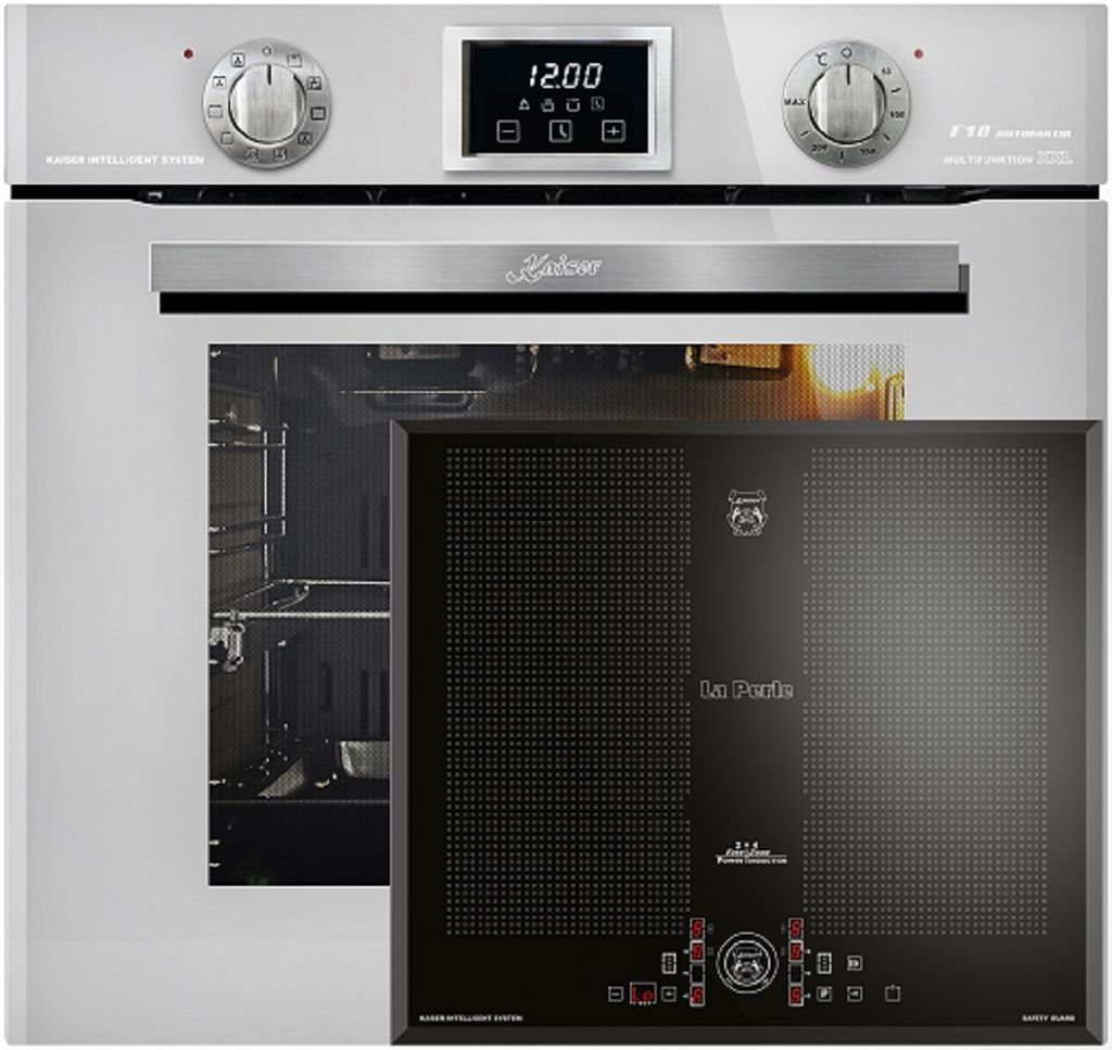 Herd Set Kaiser EH 6326 W Einbaubackofen 79 L+ Induktionskochfeld 60 cm KCT 61 FI