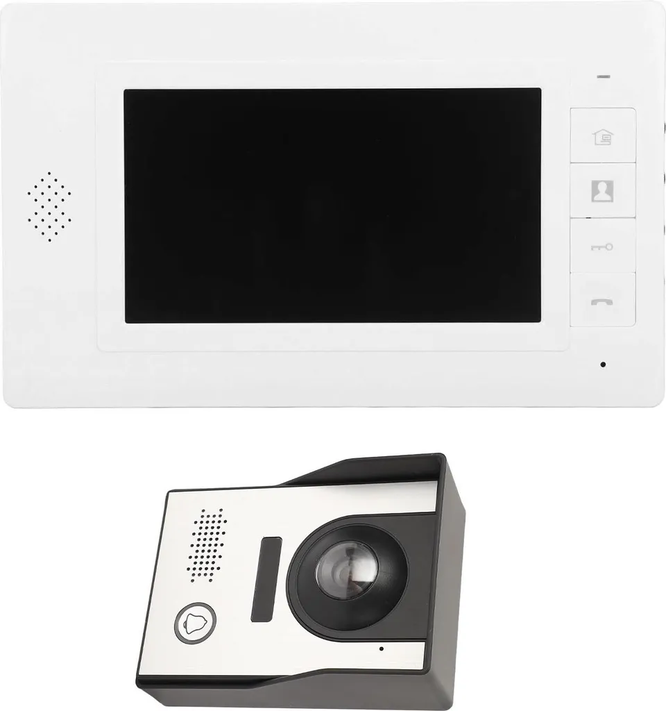 Interphone Vidéo de 7 Pouces contre les Intrus avec Vision de Nuit HD