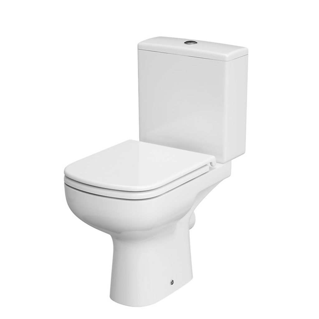 Design stand wc Toilette komplett Set Spülkasten KERAMIK Mit Deckel waagerecht ! 