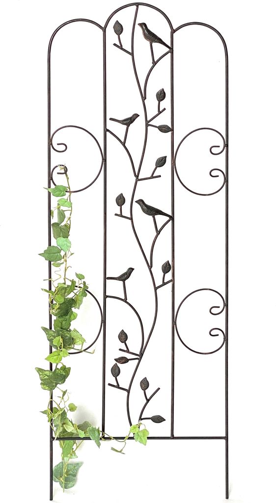 DanDiBo Creeper Metal with Birds Flower Grille 110 cm Free Obrázek produktu 