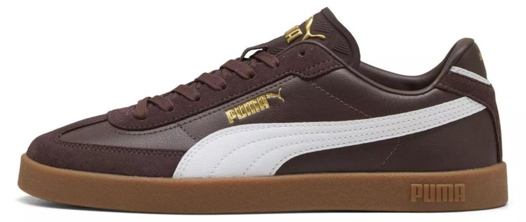 Puma Damen-Sneaker CLUB II ERA Schokoladen-Braun-Weiß, Produktbild 