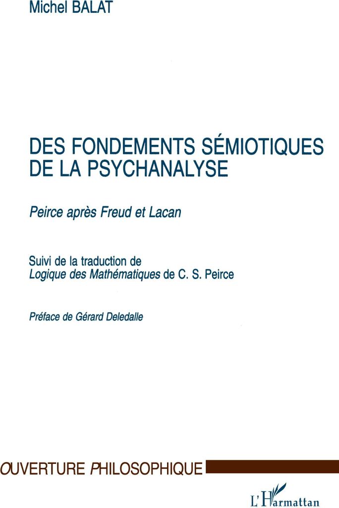 Fondements (Des) Semiotiques De La Psychanalyse