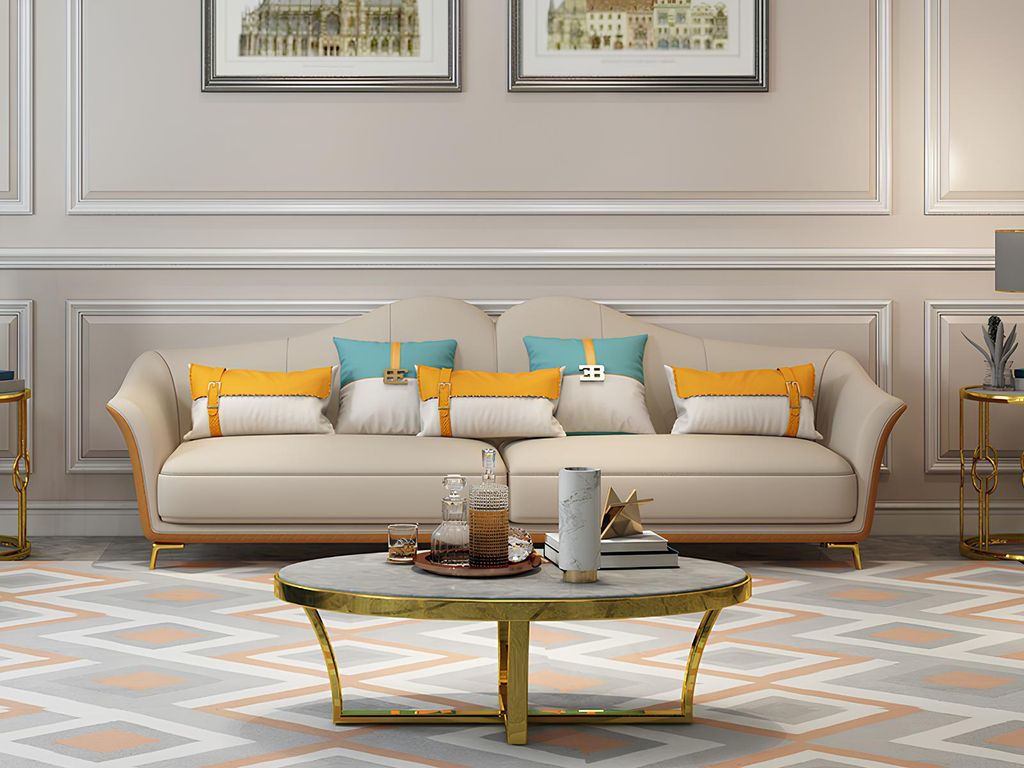 Luxus Dreisitzer Couch Sitz Polster 3 Sitz Polster Couchen Loung Club Sofa Neu