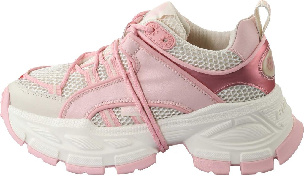 Buffalo Saturn Sneaker - Cream / Rosa Polyester : 38 : Normal Größe: 38 Weite: Normal