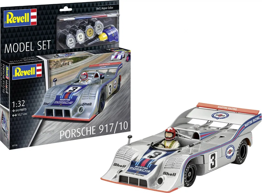 Kit Maquette Porsche 917 Revell 1:32 - Montage Facile avec Peinture Incluse