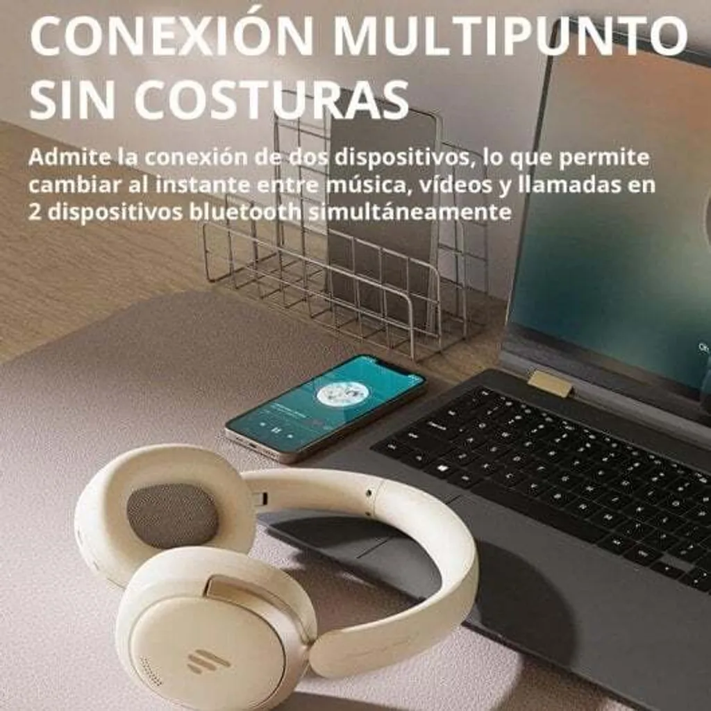 Casque Bluetooth Edifier Atom Max avec isolation phonique active - 4