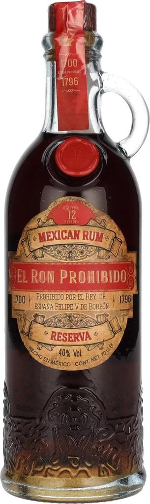 El Ron Prohibido Rum Solera 12 anni Rum messicano | 40 % Immagine del prodotto 