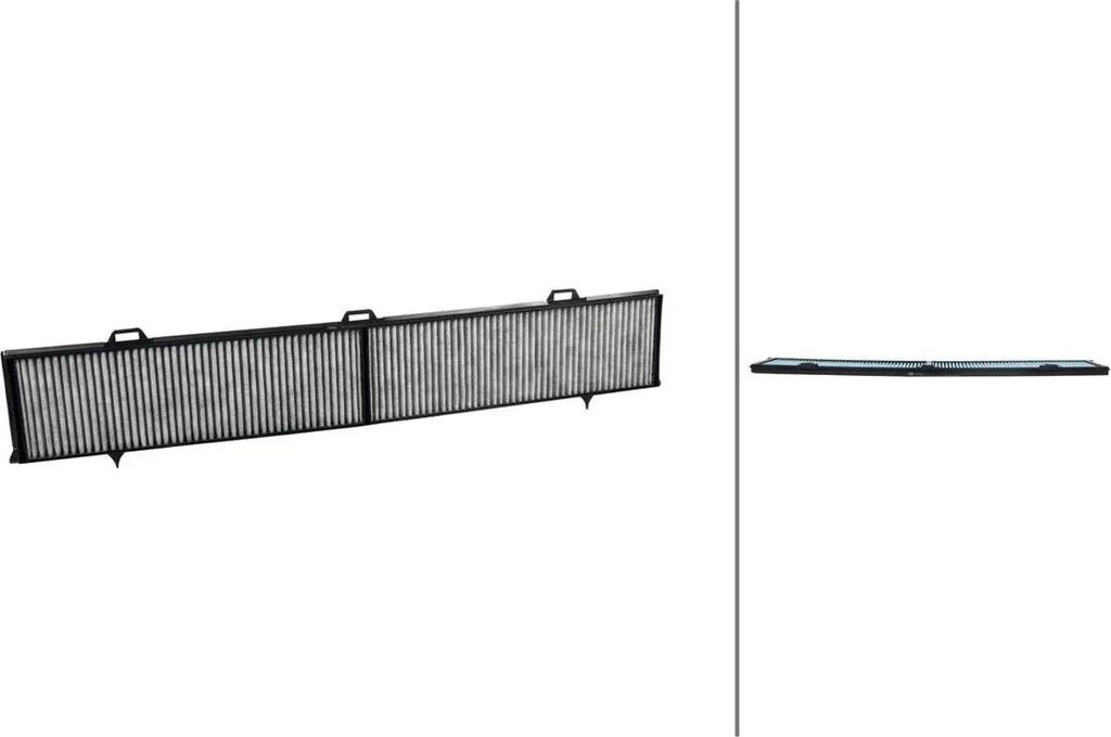 Filtre habitacle antibactérien HELLA 830x132 mm haute efficacité BMW