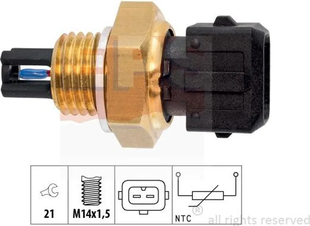 Riparazione Fai-da-te: Sensore Temperatura Aria EPS 1.994.015 Matiz