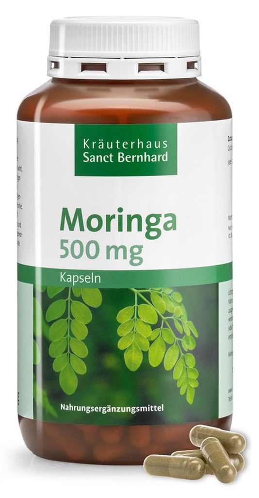 Sanct Bernhard Moringa Kapseln 500 mg - 240 Kapseln Produktbild 