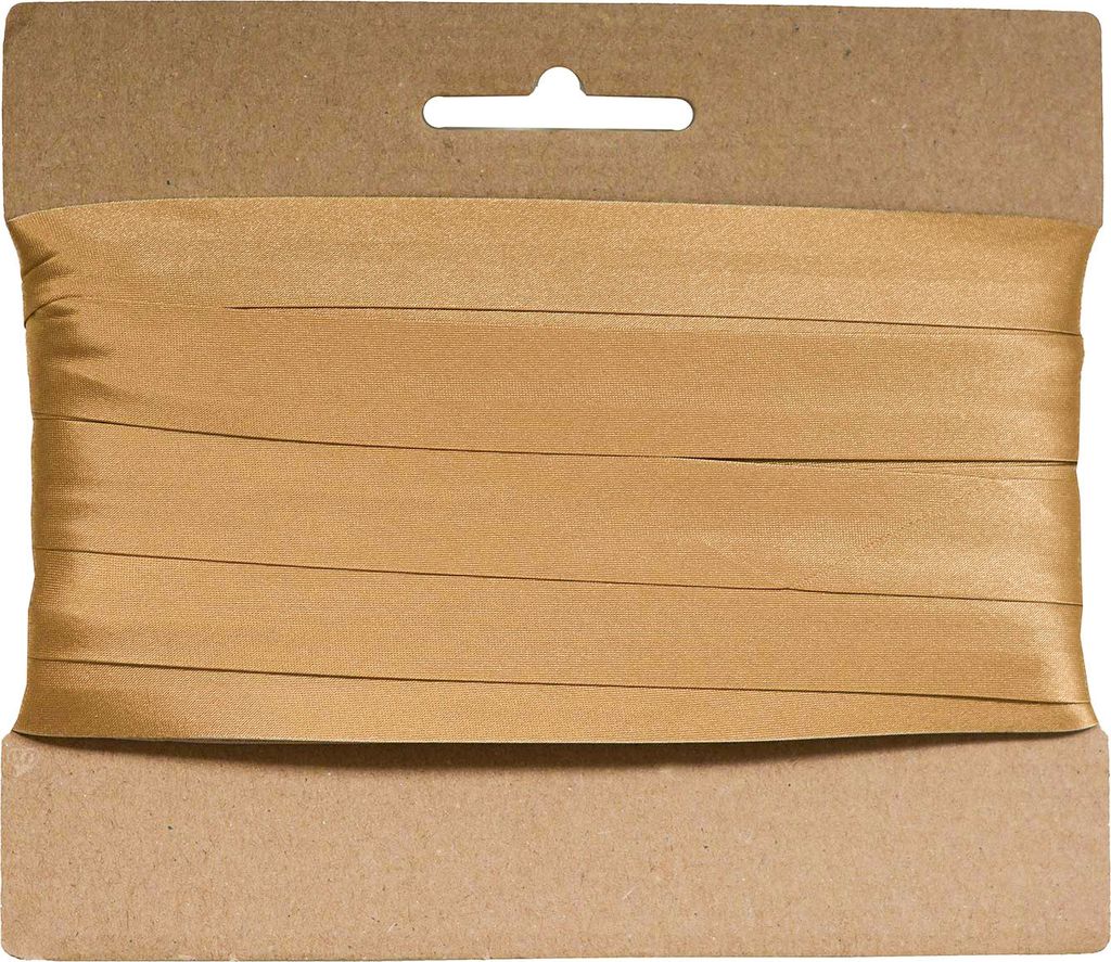 20m Schrägband Satin ca.15mm gefalzt Kantenband Einfassband