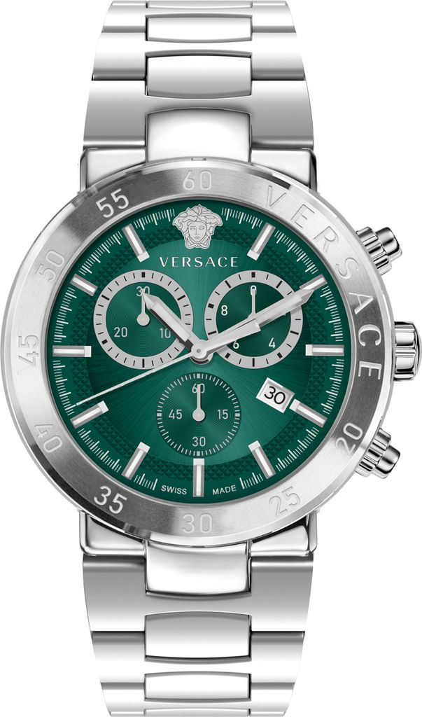 Versace Herren Uhr Armbanduhr Chronograph URBAN MYSTIQUE VEPY01021 Edelstahl