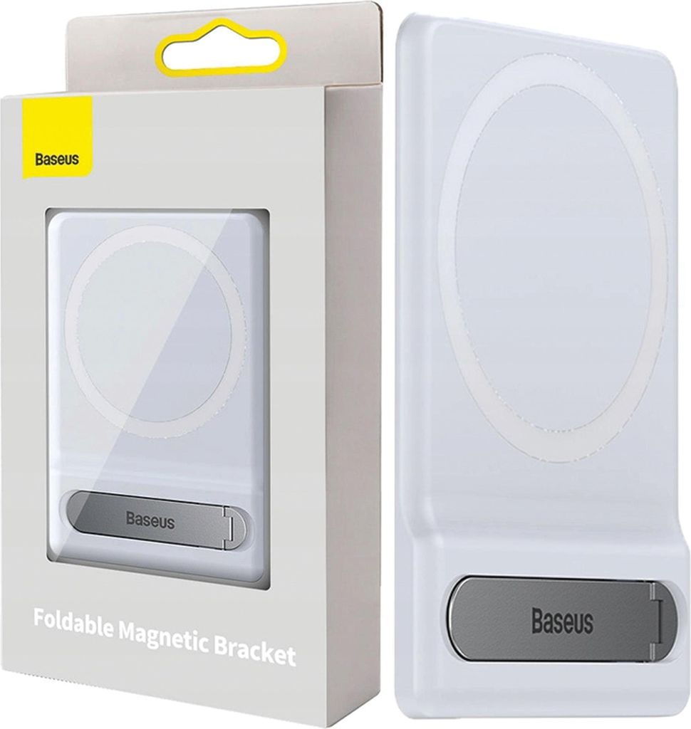 Baseus Stand pliant avec support magnétique blanc Image du produit 