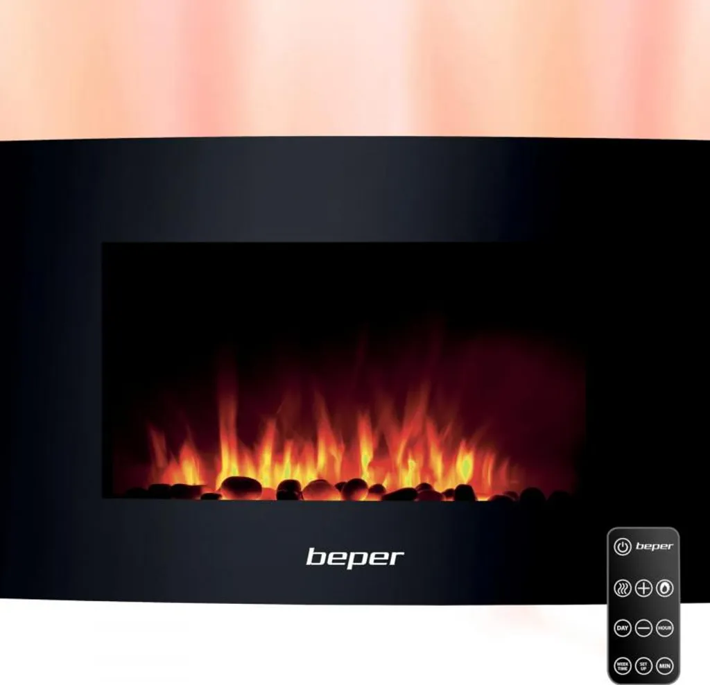 Chauffage d'Appoint Design pour Salon : Cheminée Électrique 2000W