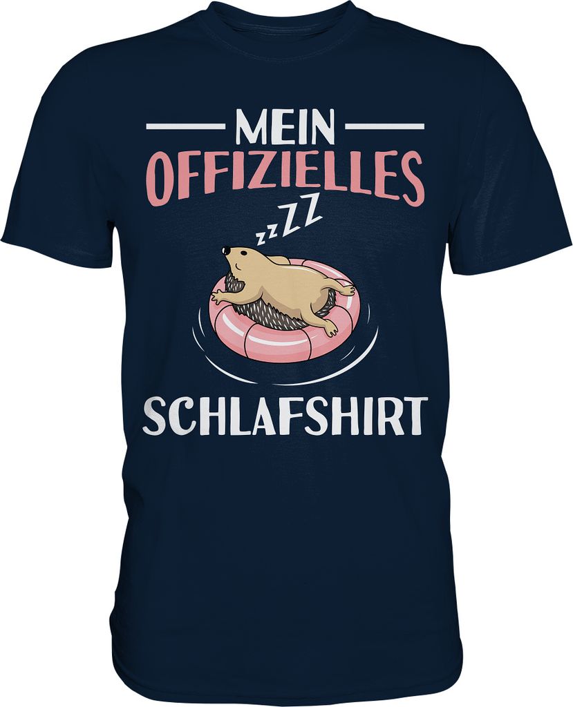 Offizielles Schlafshirt Nachthemd Schlafanzug Pyjama Igel Produktbild 