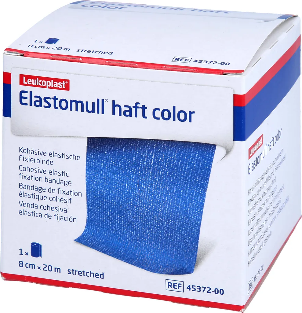 Elastomull Haft Blu 8cm x 20m BSN Medical | Benda Elastica Autoadesiva - 8