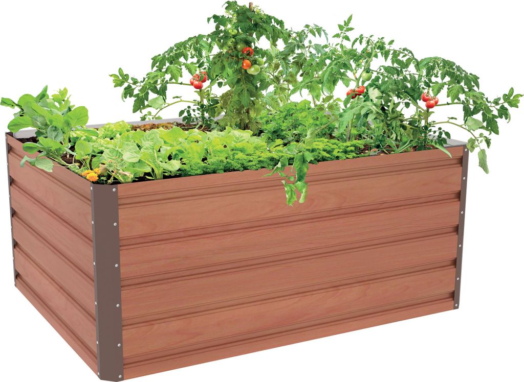 Hochbeet G21 Daisy 120 x 90 x 52 cm, Metall, anthrazit