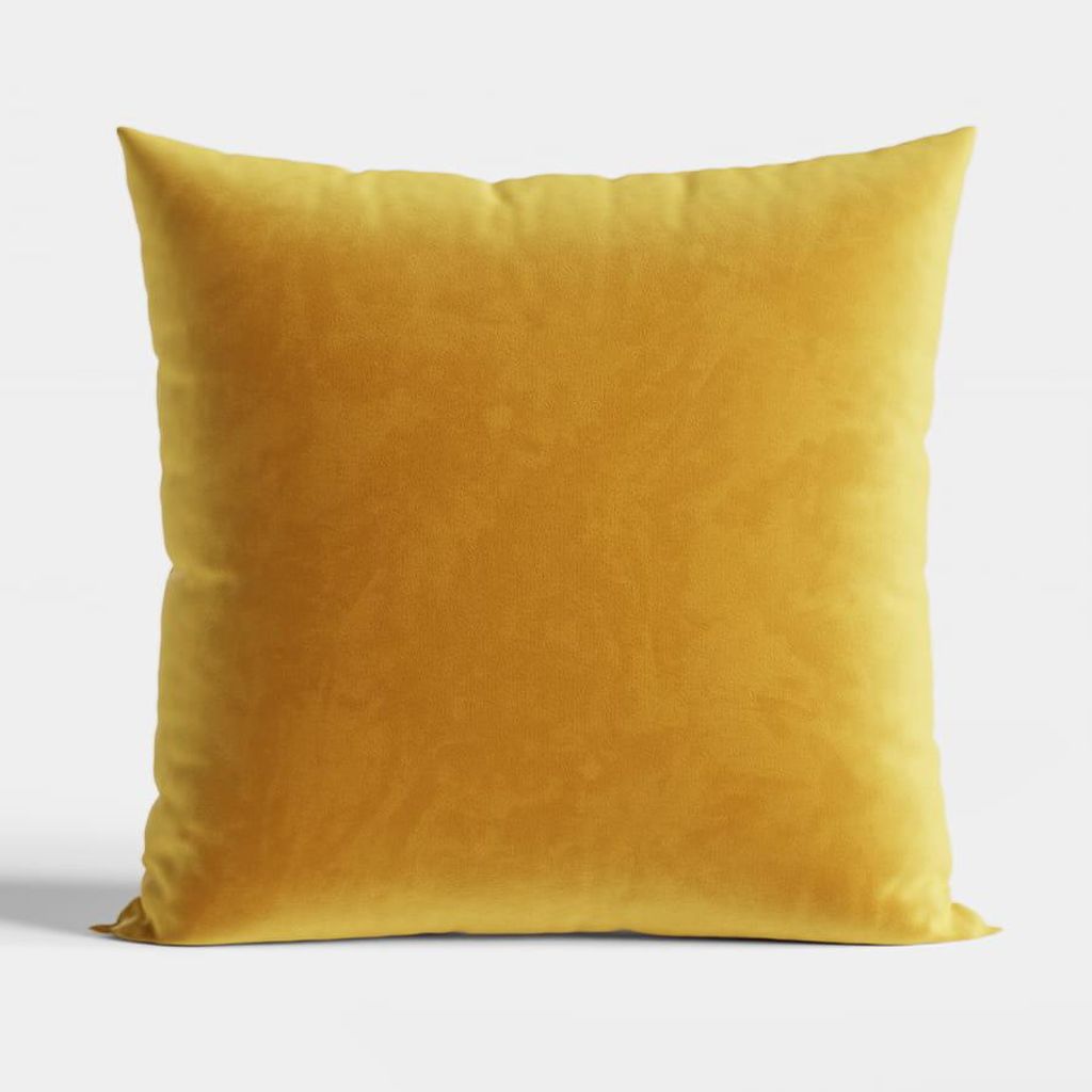Oreiller VELVI 019 moutarde/moutarde 40x40 cm Mybesthome Image du produit 