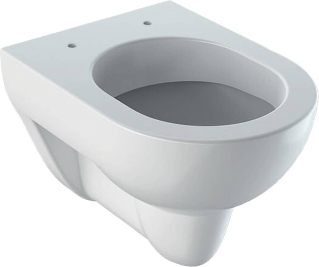 Geberit Wand-Tiefspül-WC RENOVA COMPACT verkürzte Ausladung, mit Spülrand weiß