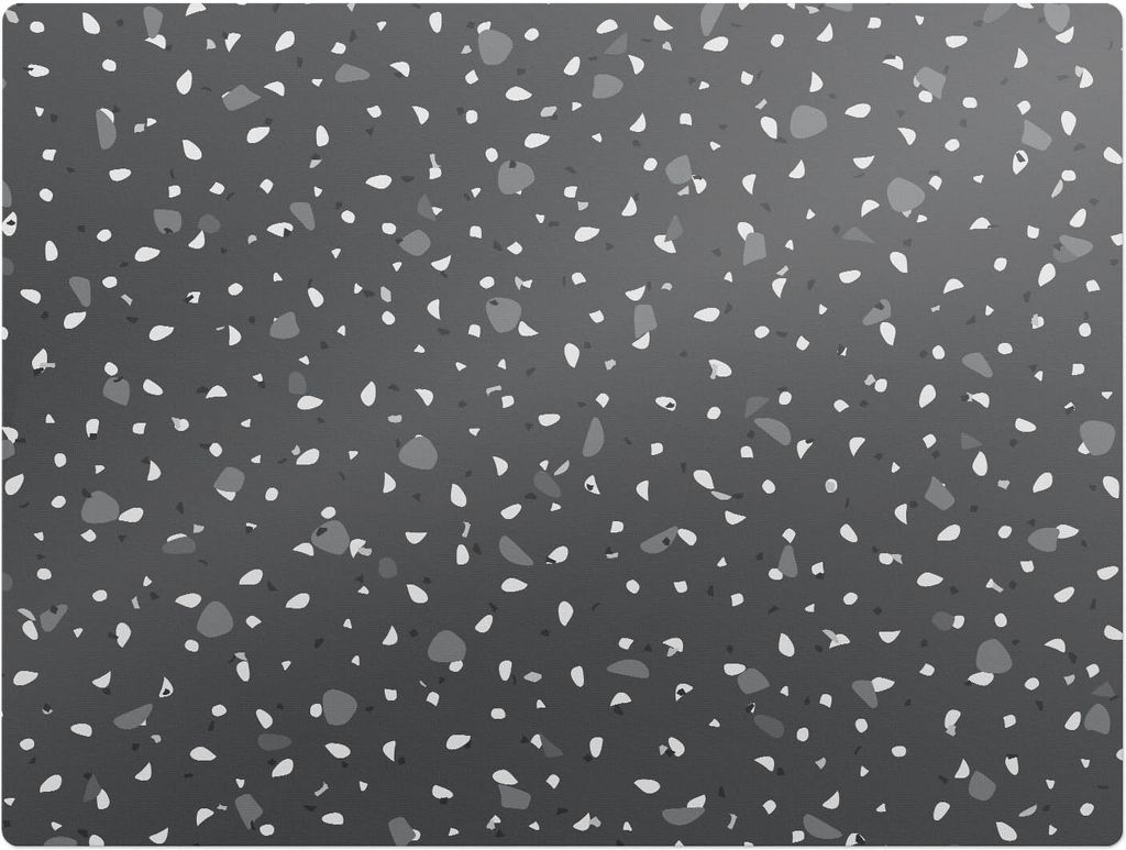 Terrazzo-Teilchen – Bodenschutzmatte – Stuhlunterlage 120x90 cm – Rutschfest – Hartbodenmatte